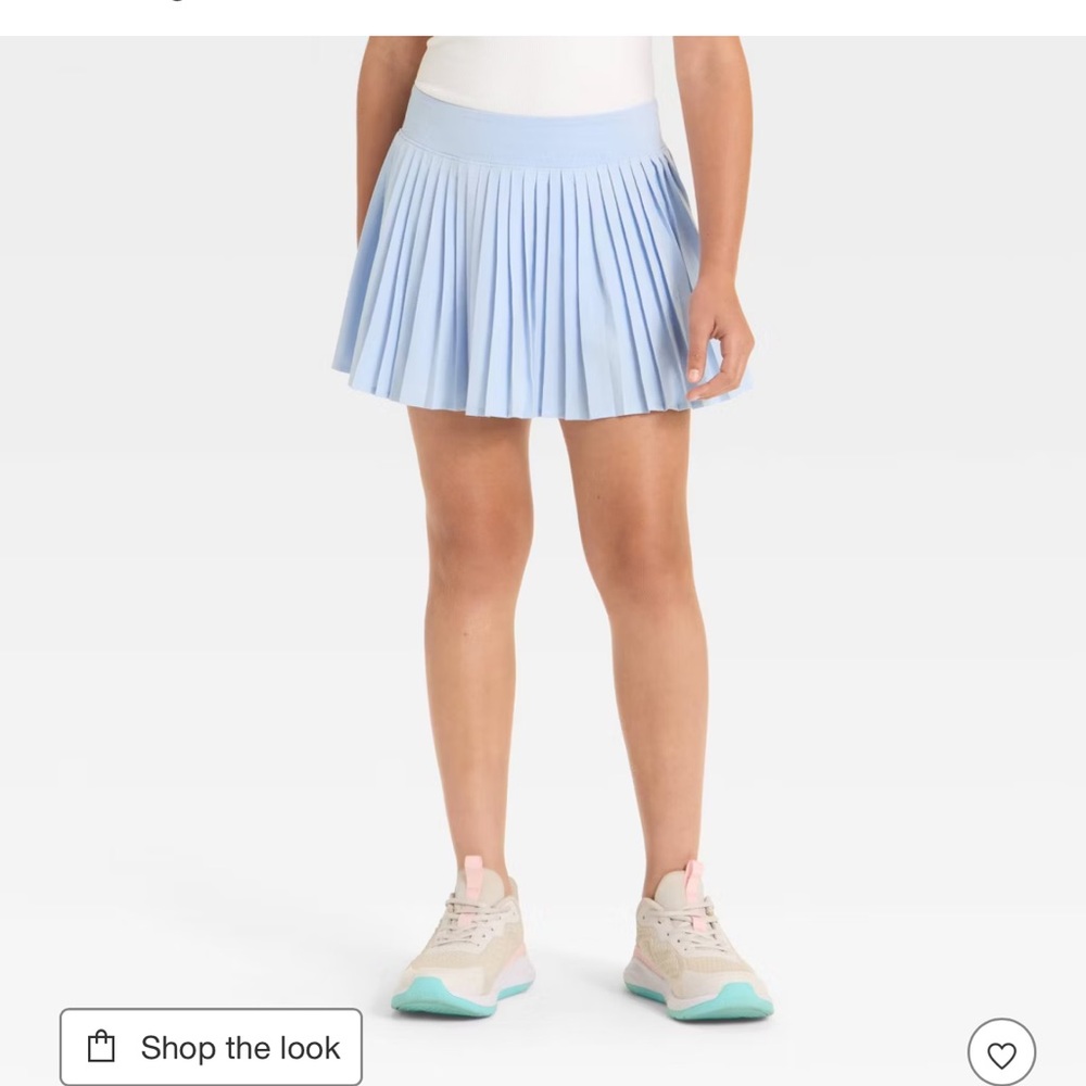 High Rise Pleated Skirt